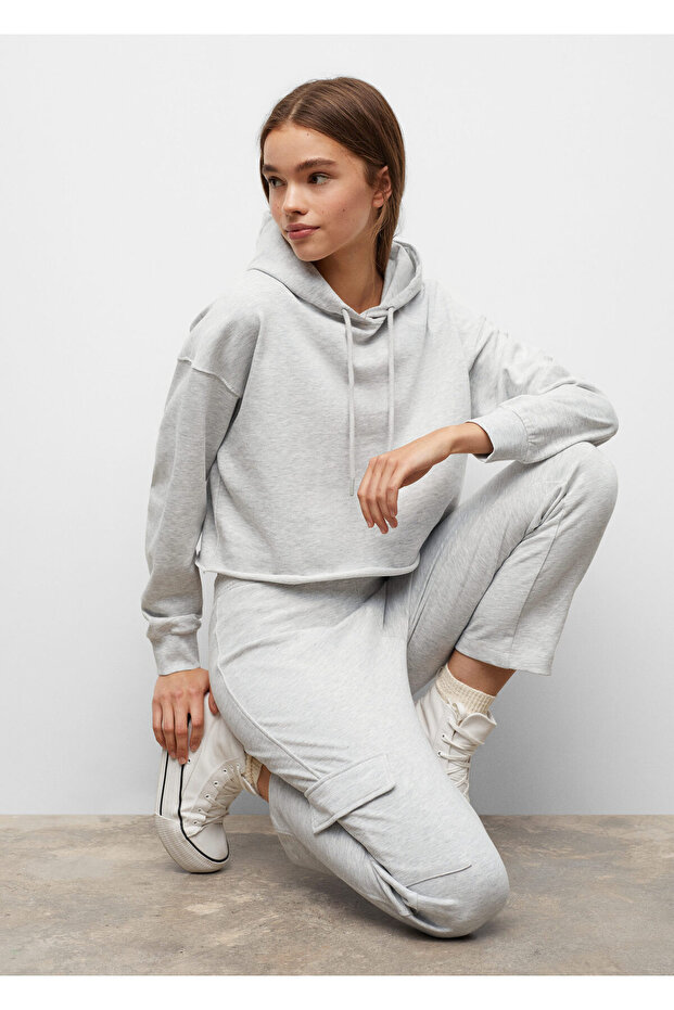 Hellgraue Mädchenhose - 6