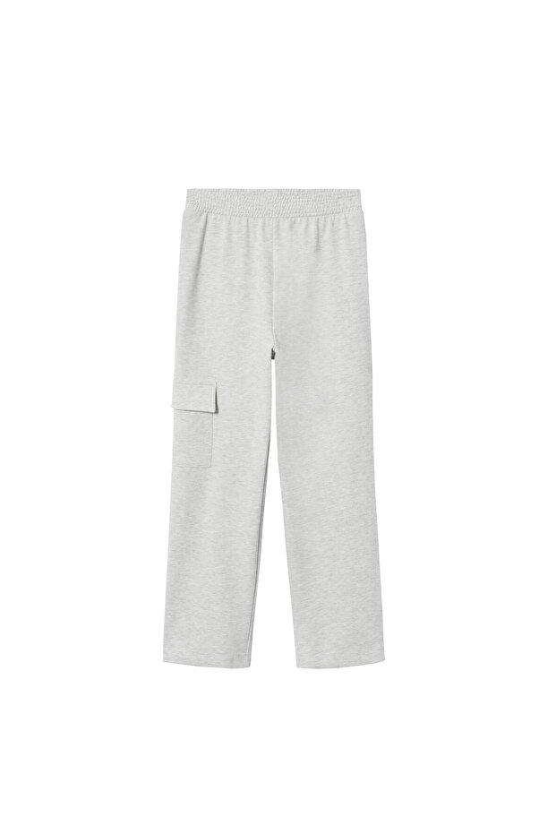 Hellgraue Mädchenhose - 4