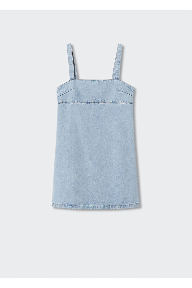 Kadın Açık Mavi Elbise - 3