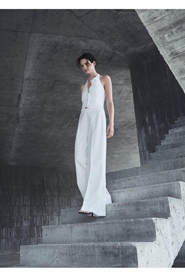 Kadın Natürel Pantolon - 7