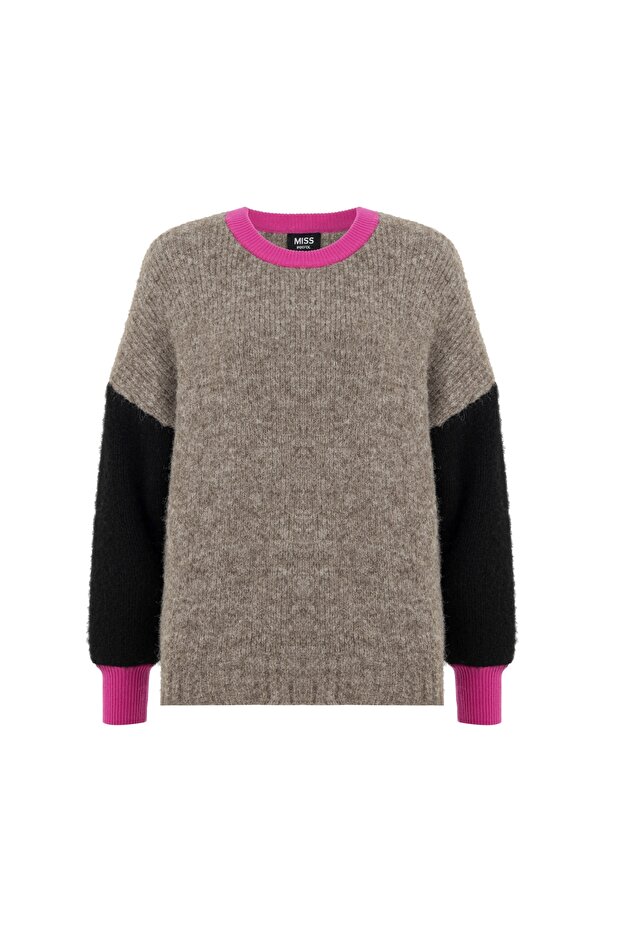Pullover mit Farbblockdesign - 5