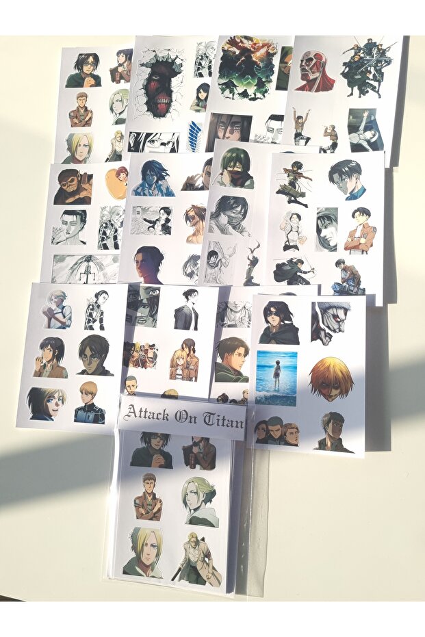Attack On Titan Sticker Seti - 2