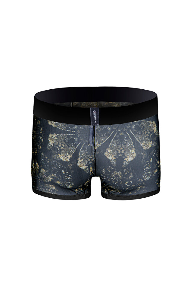 Men's Patterned Transparent Short Boxers - 2