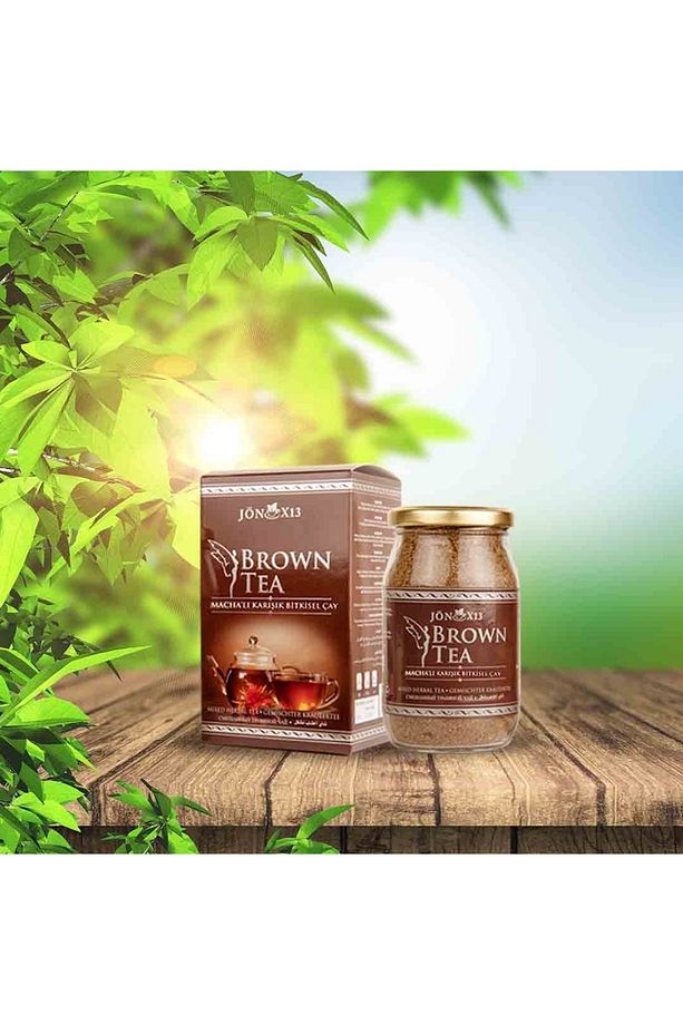 Jönx13 Browntea Macha'lı Karışık Bitkisel Çay - 1