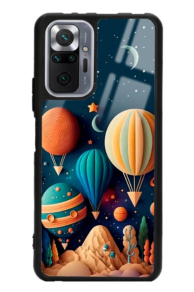 Xiaomi Redmi Note 10 Pro Astral Balloons Design Glossy Phone Case