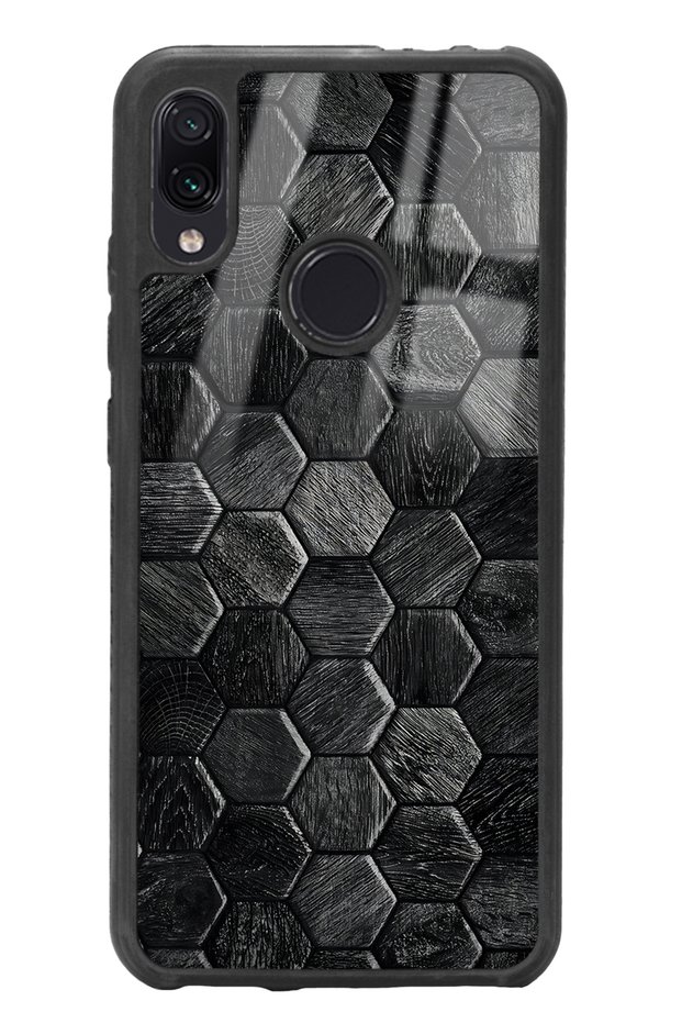 حافظة هاتف لامعة بتصميم أحجار كريمة لهاتف Xiaomi Redmi Note 7