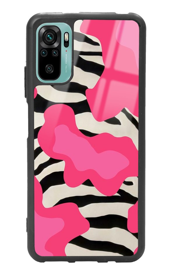 Xiaomi Redmi Note 10 - Note 10S Pink Milky Design Glossy Phone Case