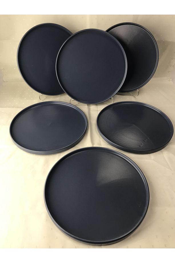 Stackable Servis Tabağı Mat 27cm 6'lı K2 - 5