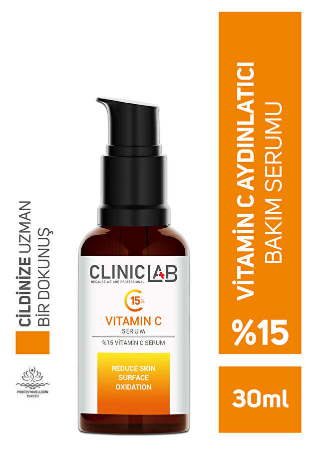 Vitamin C Serum %15 – Cilt Aydınlatıcı ve Yenileyici Serum 30 ml - 1