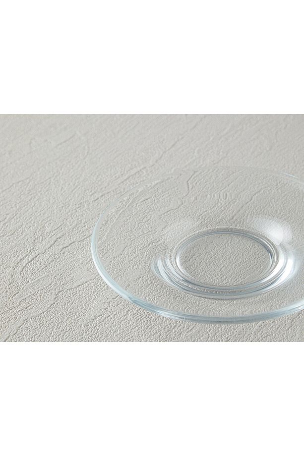 Fitted Cam 6'Lı Çay Tabağı Şeffaf - 3