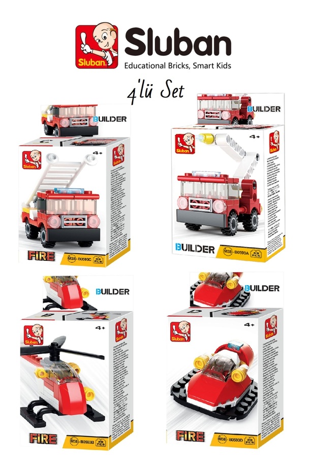 Buılder Fire 4'lü Set - 1