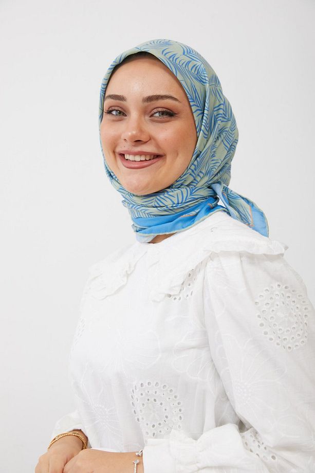 Yaprak Desen Eşarp - 4