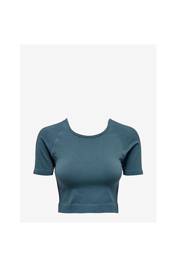 Onpjiji Seam Ss Detail Top Women's Crop