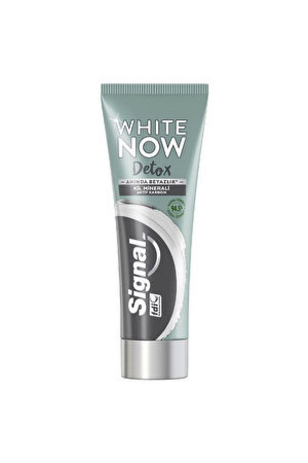 ( 2 ADET ) Signal White Now Detox Aktif Kömür Diş Macunu 75 ml - 1