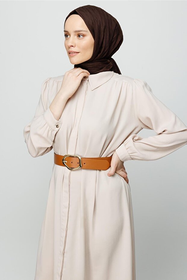 Acı Kahve Piliseli Bambu Eşarp - 3