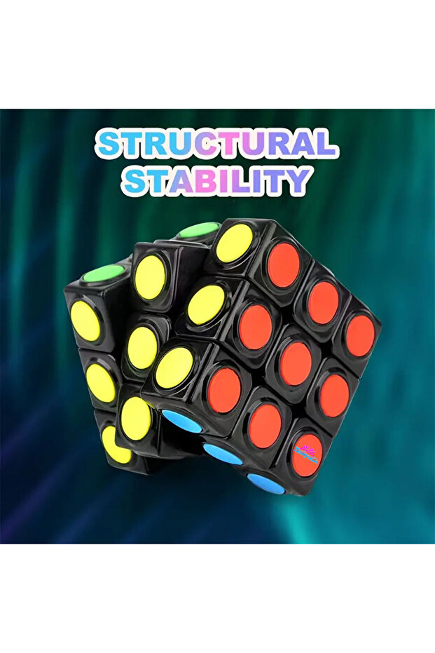 Speed Black Dot 3X3 Intelligence Cube Intelligence Cube Rubic Cube - 5