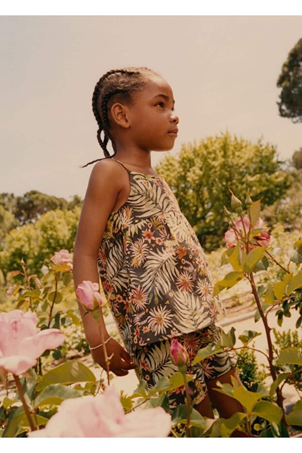 Patterned cotton blouse - 8