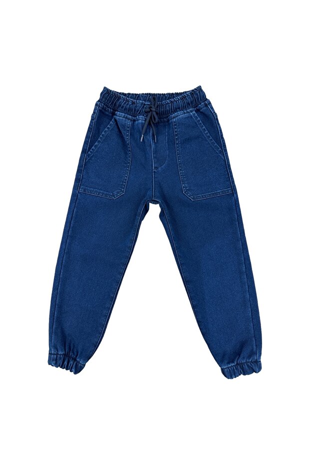 Ribbed Thermal Boy's Jean Trousers
