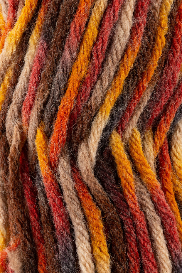 Roving El Örgü Ipi Multi Çok Renkli İp Atkı Bere Ipi Kazak Panço Ip Hırka Ipi Sonbahar - 2