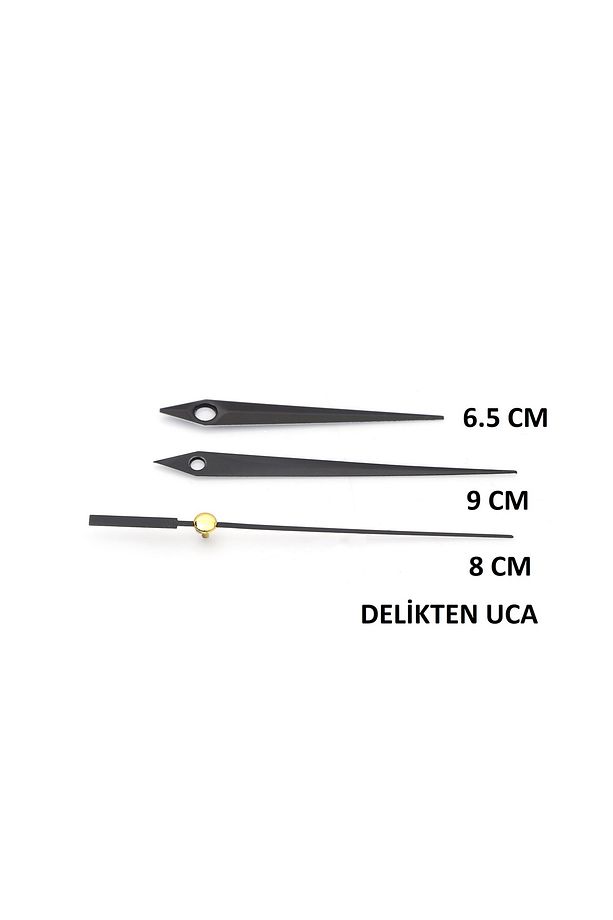 1 Adet Duvar Saati Mekanizması , Askılı , Şaft Uzunluğu 28 Mm , Sessiz - 2