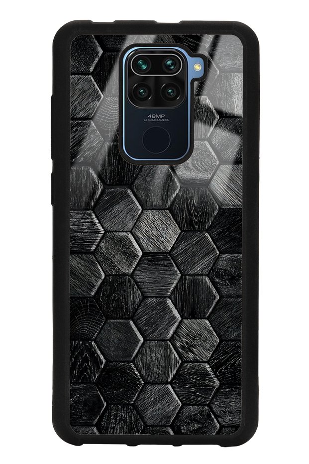 حافظة هاتف لامعة بتصميم أحجار كريمة لهاتف Xiaomi Redmi Note 9