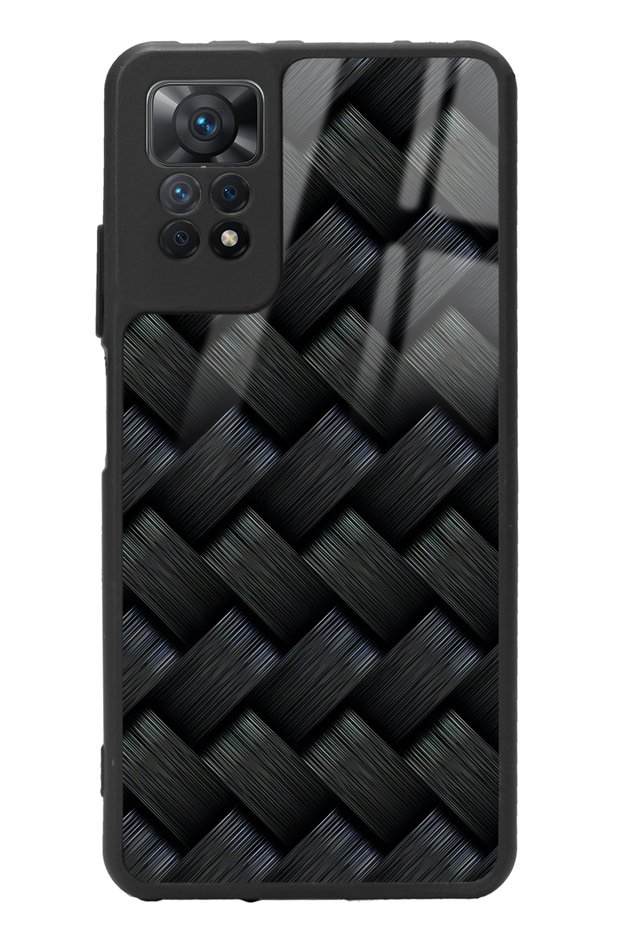 Teleplus Xiaomi Redmi Note 12 Pro 4g Black Straw Design Glossy Phone Case