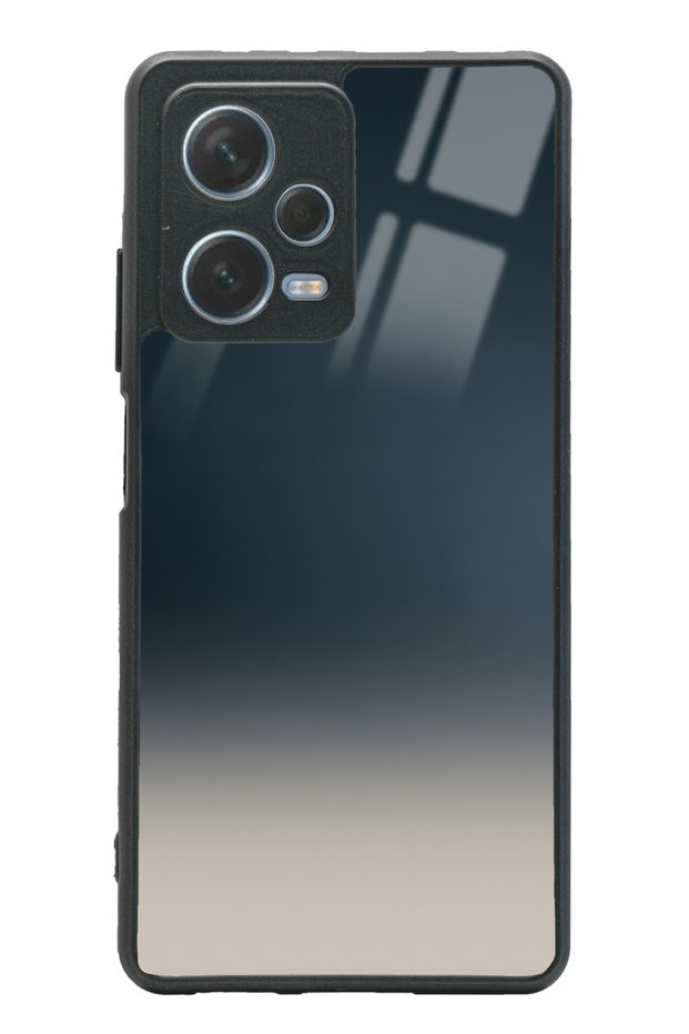 حافظة هاتف لامعة لهاتف Xiaomi Redmi Note 12 Pro 5g بتصميم انتقالي أزرق