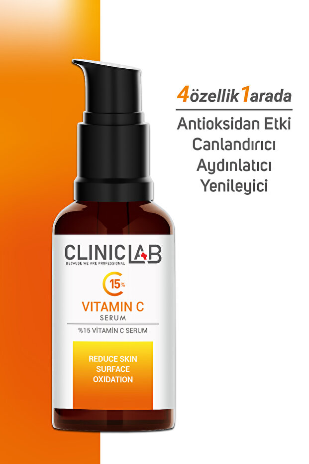 Vitamin C Serum %15 – Cilt Aydınlatıcı ve Yenileyici Serum 30 ml - 5