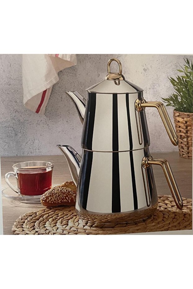 VİOLA PRAMİT MODEL AİLE BOY ÇAYDANLIK - 1