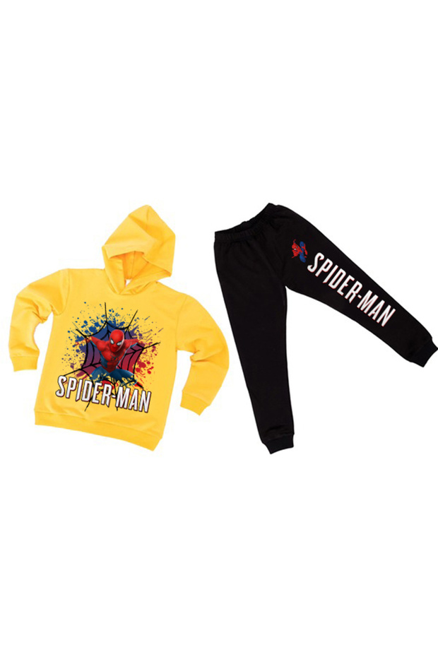children's tracksuit set cotton fabric hooded