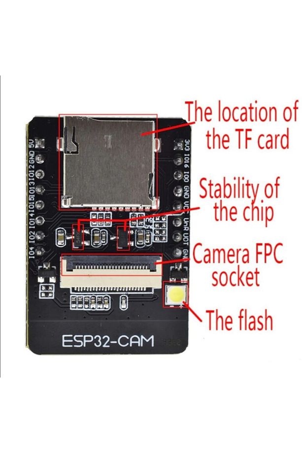Esp32-cam + Esp32 Seri Wifi Esp32 + Ov2640 Kamera Esp32 Cam - 4