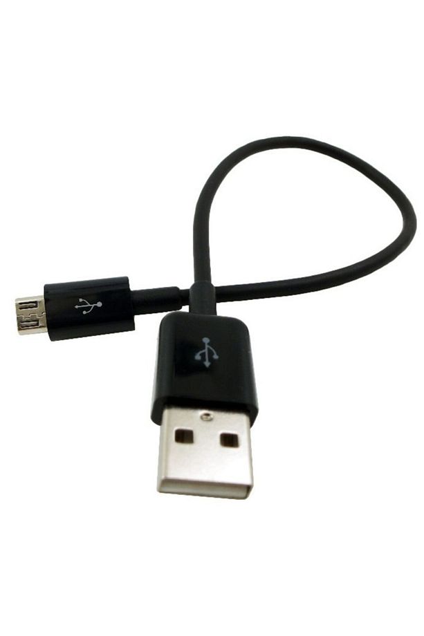 4568 Micro Usb Kısa Data Şarj Kablosu Android Uyumlu (15 Cm) - 1