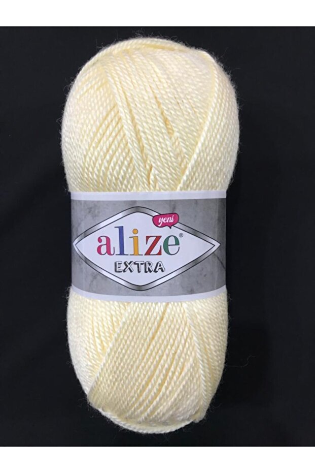 Extra El Örgü Ipi-01 Krem - 1