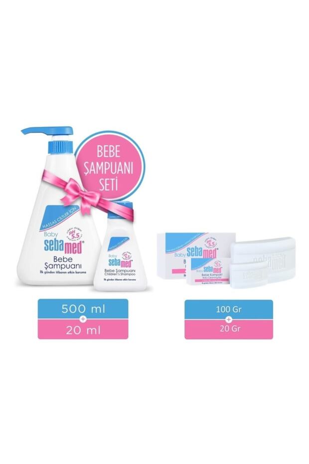 Bebek Şampuan 500 ml+20 ml& Sabun 100 gr+20 gr - 1