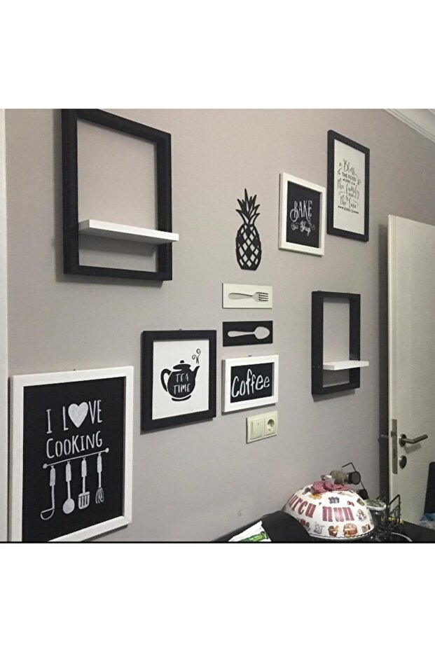 Raflı Mutfak Dekor - 1