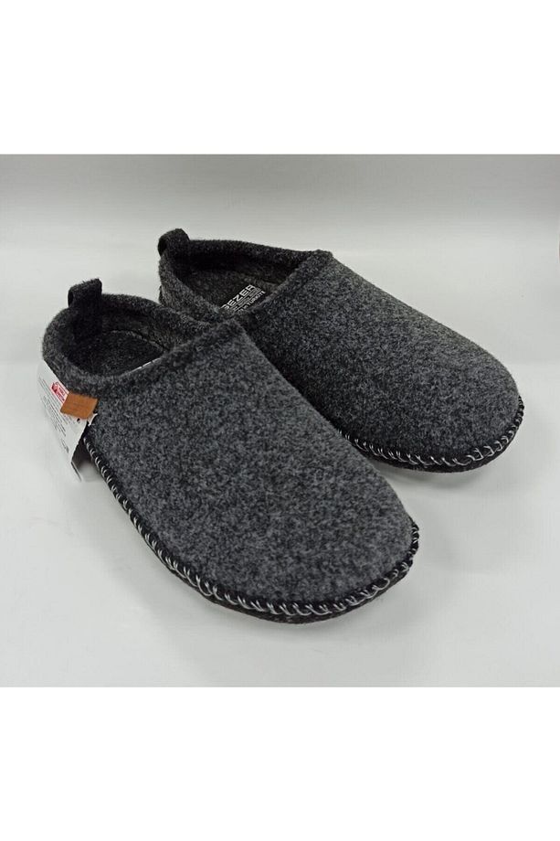 12952 Erkek Gri Yumuşak Sesız Taban (Soft Foam) Keçe Ev Terliği - 2