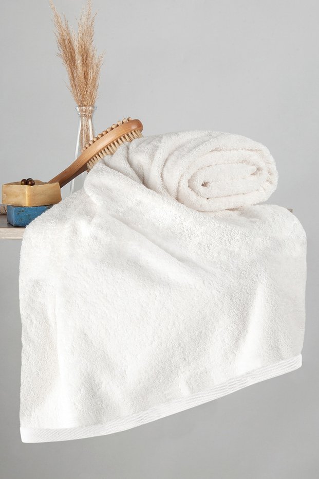 500gr Bamboo Towel 90 X 150 Bath Body Towel Cream Color