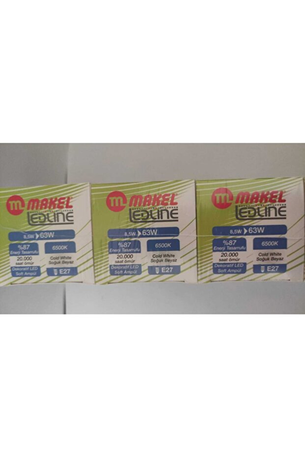 Ledline Dekoratif Led Soft Tasarruflu Ampül 8,5 W 5'li Paket - 2