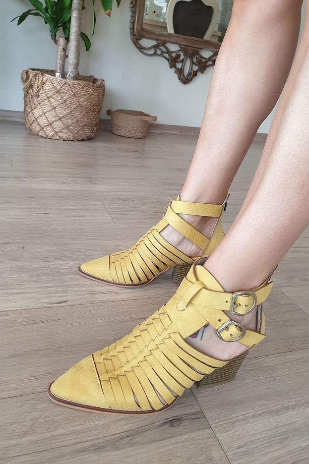 Kadın Sarı Yazlık Bot 019 1007 - 3