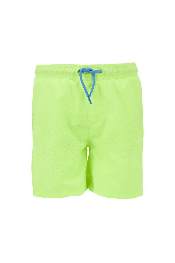 Erkek Çocuk Sarı Basic Deniz Şortu - 1