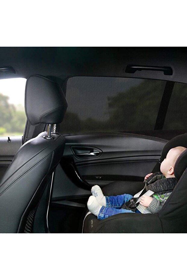 Car Side Window Curtain, Car Rear Sun Visor , Door Window Curtain, Interior Vehicle Curtain (2 Pieces)