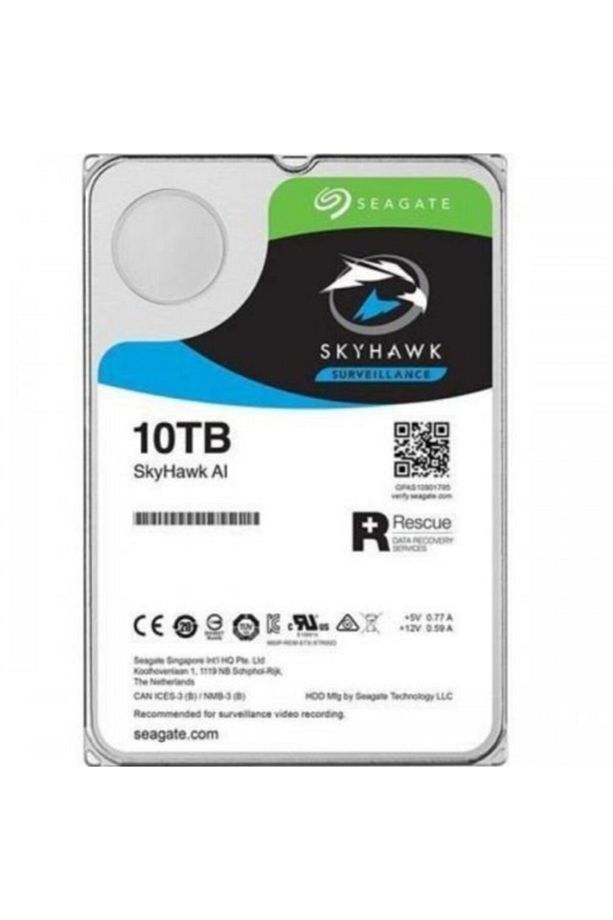 10tb 3.5" Skyhawk Rv Sensör 7200rpm 256mb Cache Sata 3.0 Harddisk St10000ve0008 Harddisk - 1