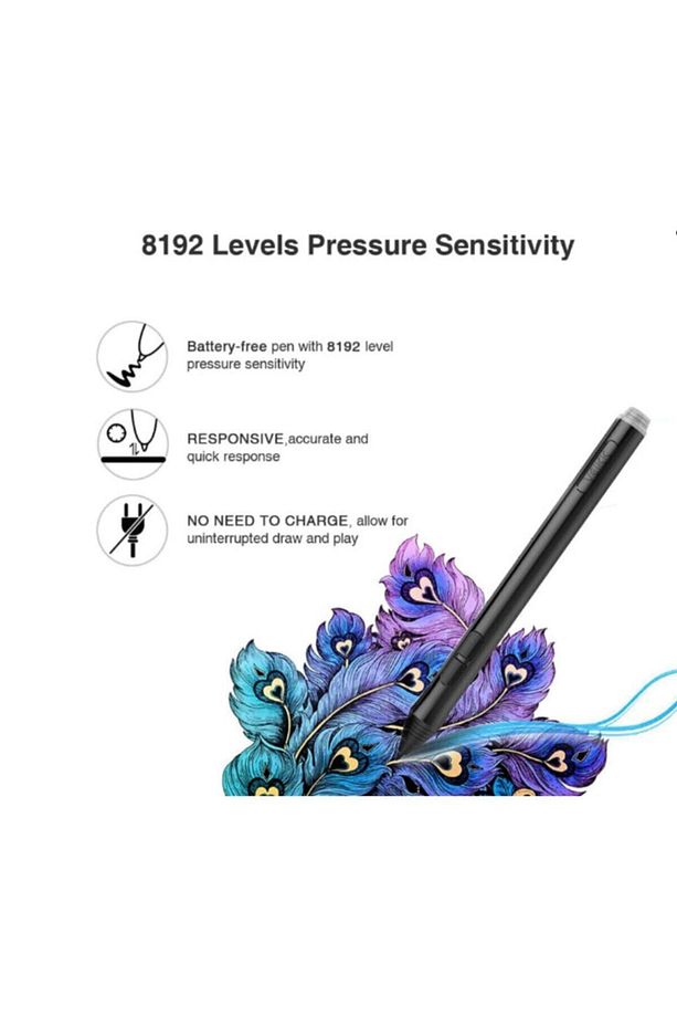 A50 8192 Levels 5080LPI Grafik Tablet + Kalem - 6