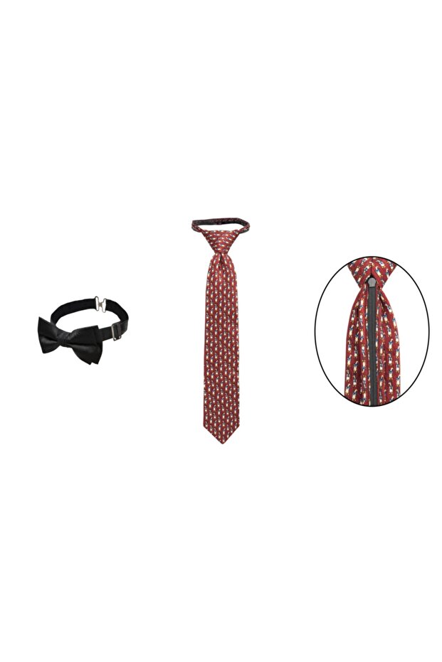 Boy's Bow Tie Necktie Set of 2