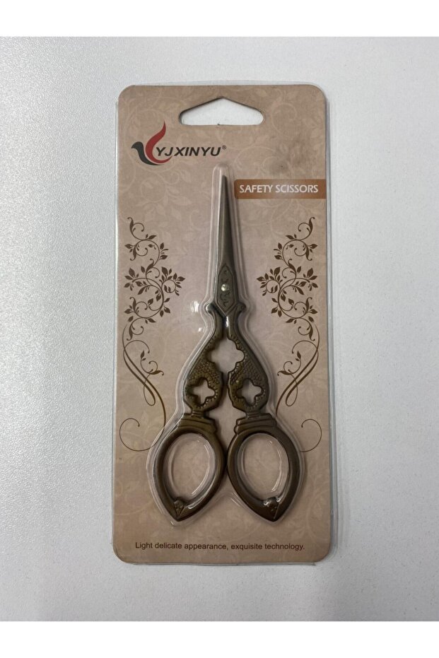 Yjxınyu Bronz Desenli Makas - 1
