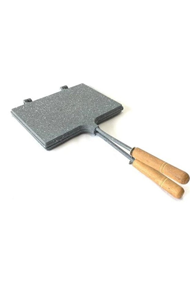 - Iç Dış Granit Ocak Üstü El Tost Makinesi - Kamp Granit Tost Izgara (23x17cm) - 2