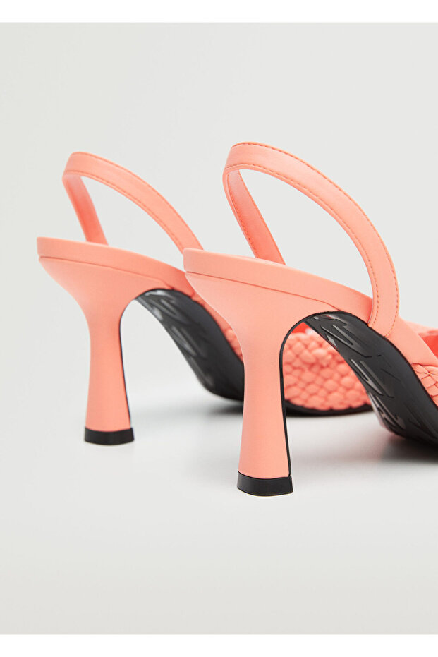 Kadın Pembemsi Turuncu Sneaker - 6