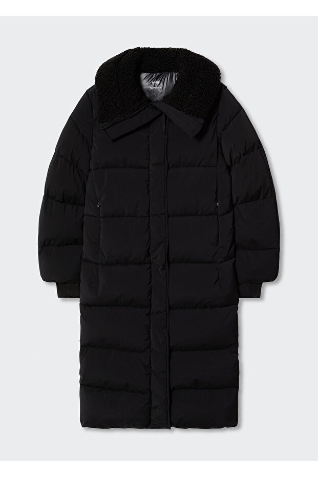 Kadın Siyah Mont - 3