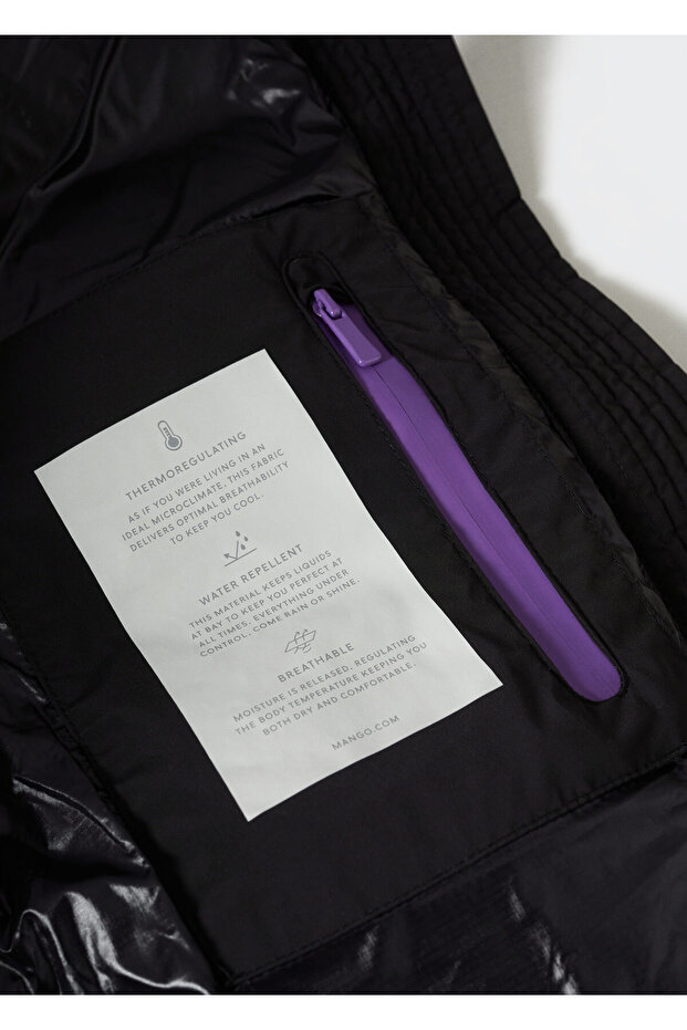 Kadın Siyah Mont - 8