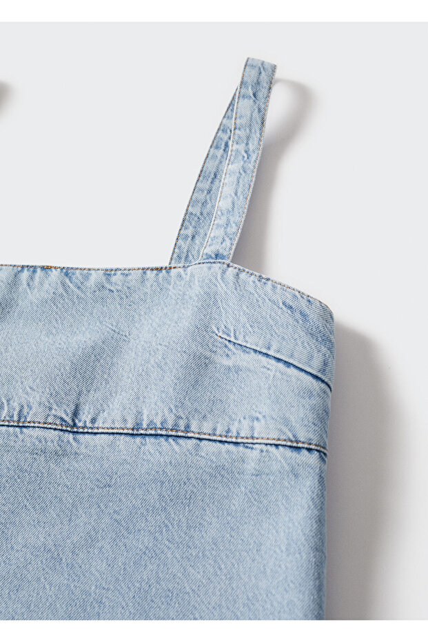 Kadın Açık Mavi Elbise - 9